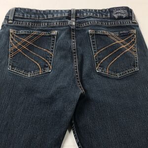 LEVI STRAUSS SIGNATURE Low Rise Slim Bootcut Jeans Juniors Sz 13 Wide Leg Flare